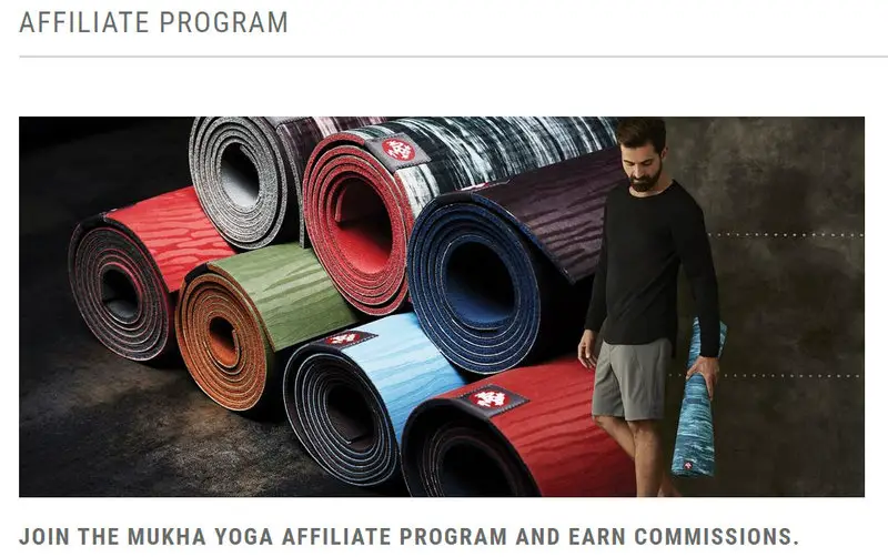mukha yoga affiliate signup page