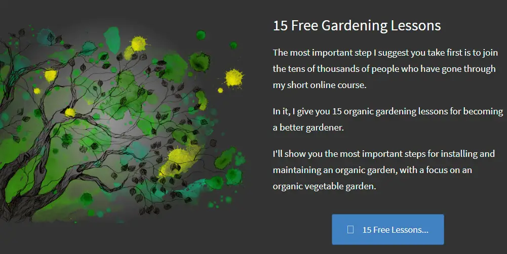 the smiling gardener lesson product page