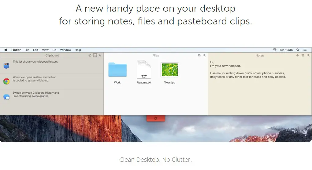 unclutter home page