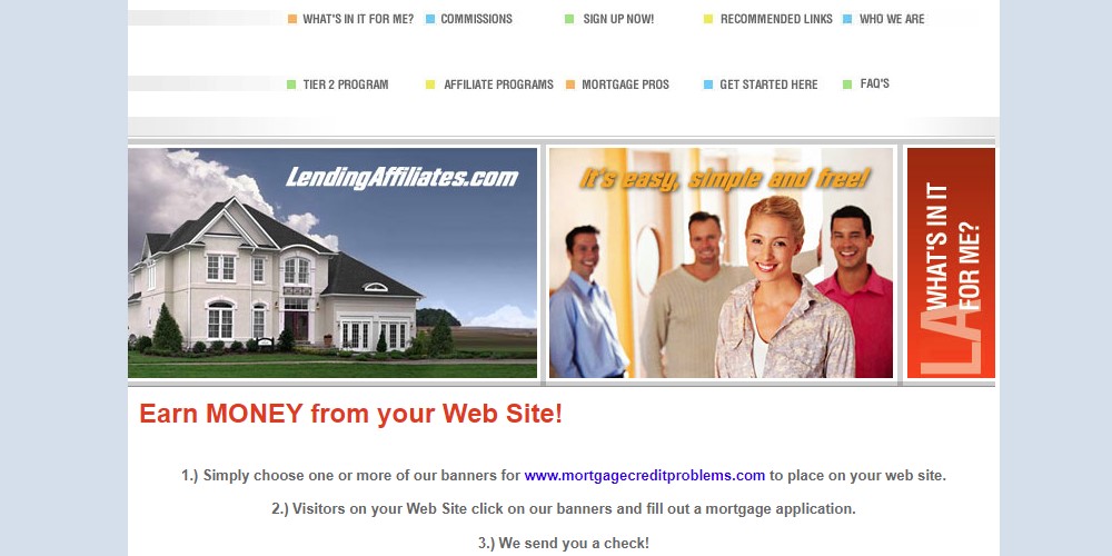 lending affiliates affliate page
