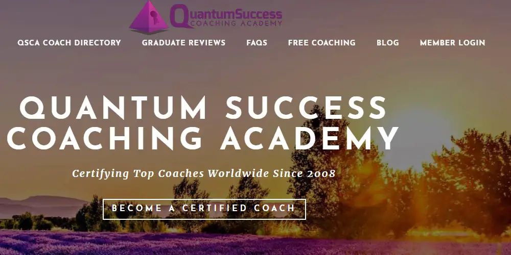 quantu success coaching academy home page