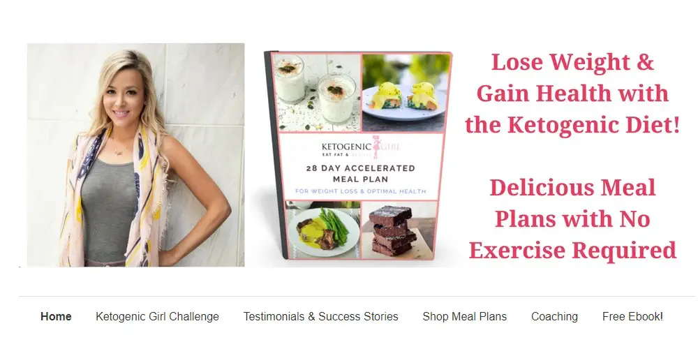 ketogenic girl home page