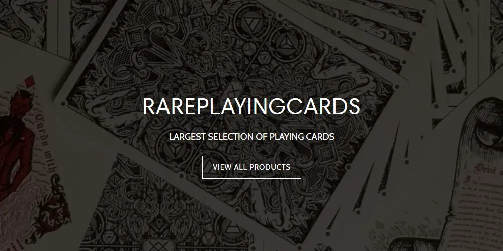 rare playing cards home page