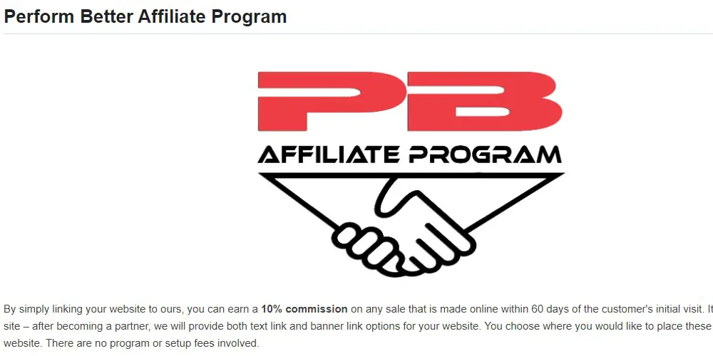 perform better affiliate sign up page