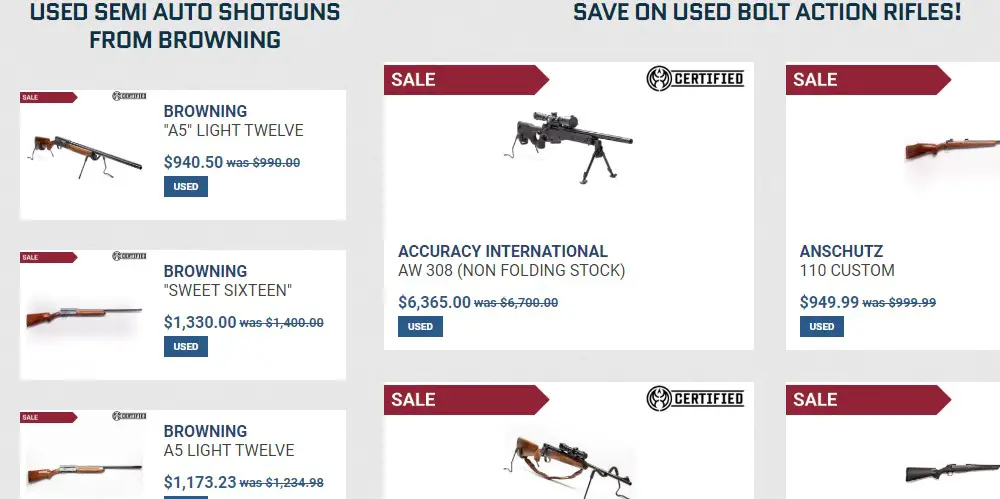 guns.com home page