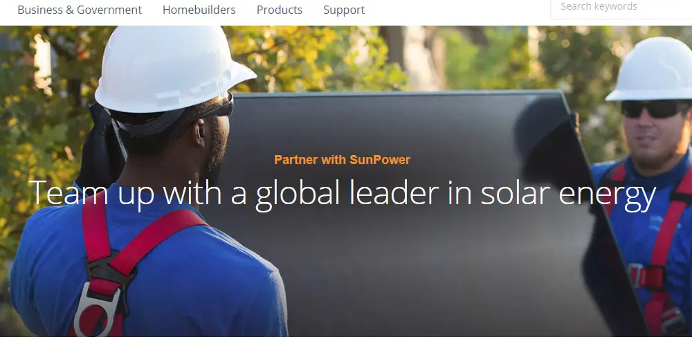 sunpower affiliate sign up page