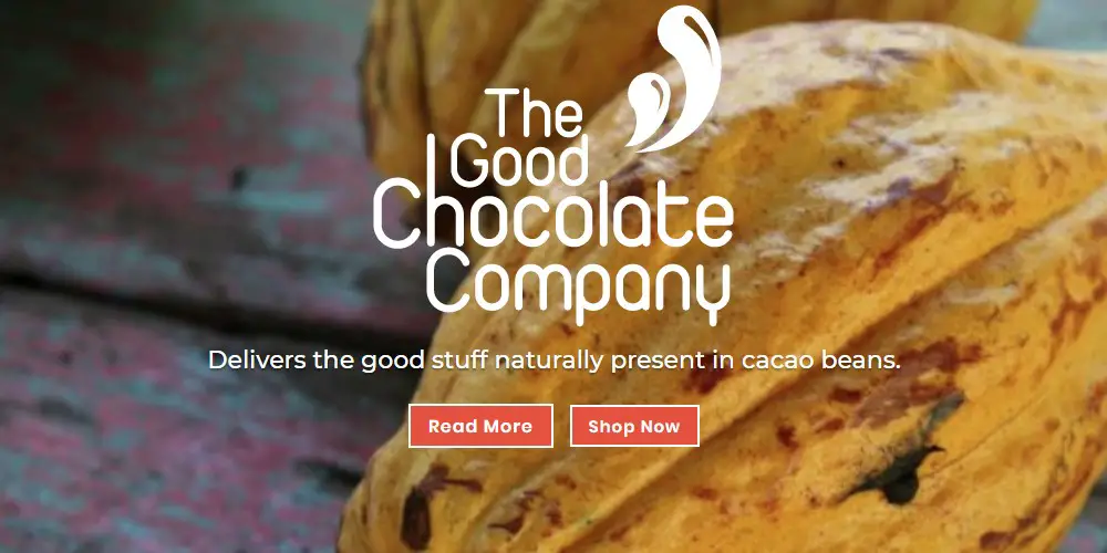 the good chocolate company home page