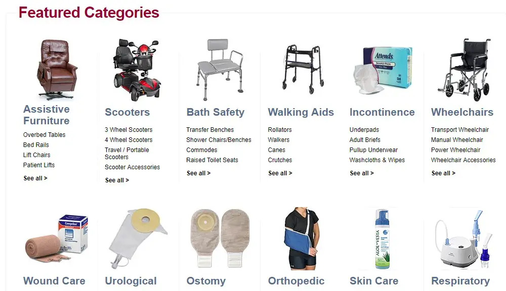 medical supply depot home page