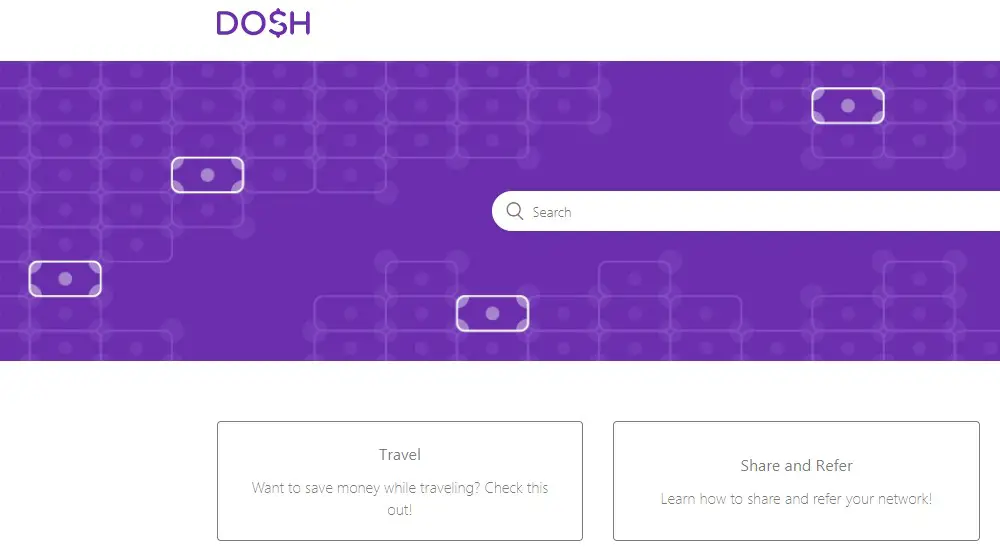 dosh home page