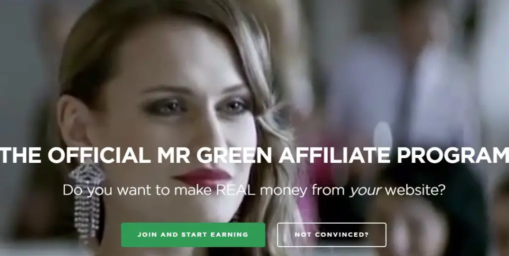 mr green affiliate sign up page