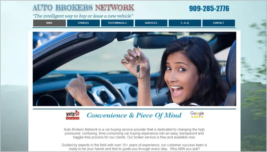 Auto Broker’s Network home page
