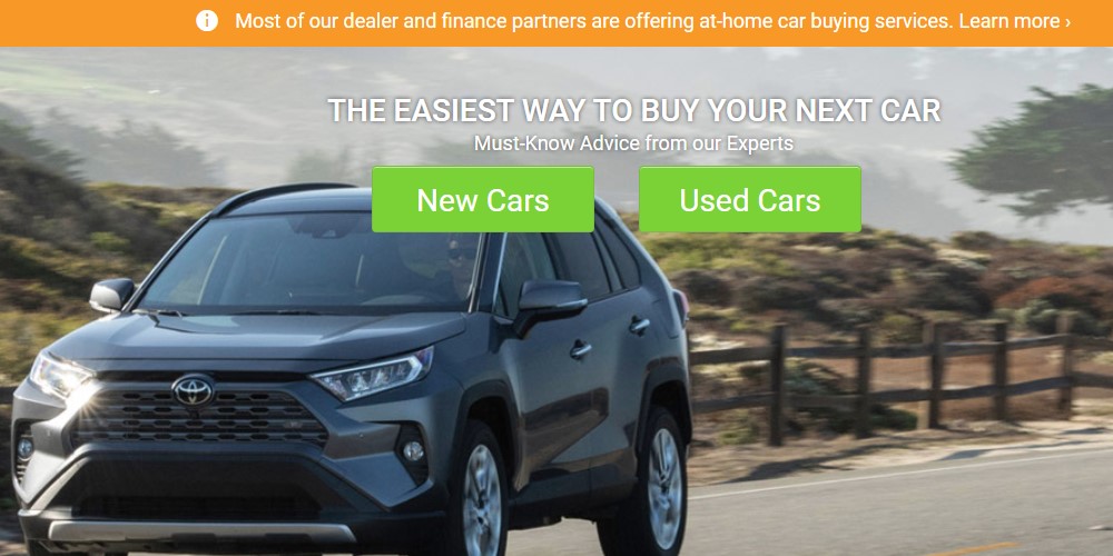 cars direct home page